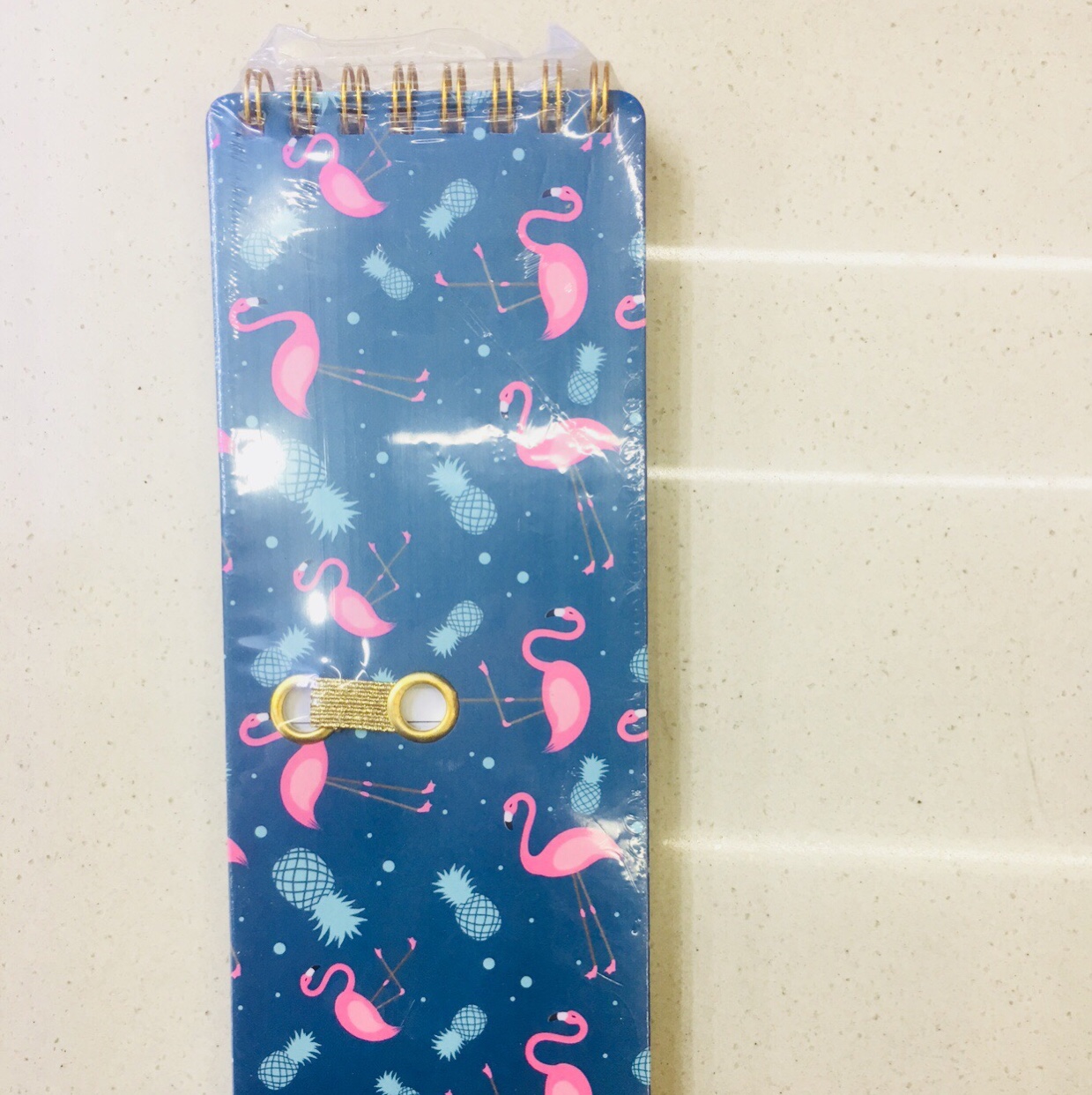 长条款线圈记事本横线内芯笔记本小本子情人节礼物火烈鸟便携本子