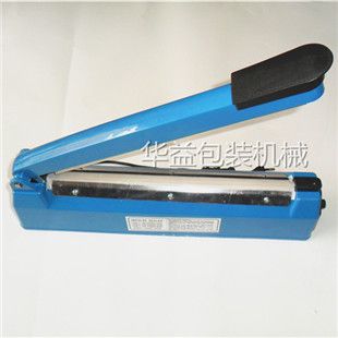 F-300 hand-press sealing machine for sealing 30cm shrink film plastic bags, tea bags, filter paper. Huayi Packaging Machinery operates with integrity and offers excellent quality pic 2
