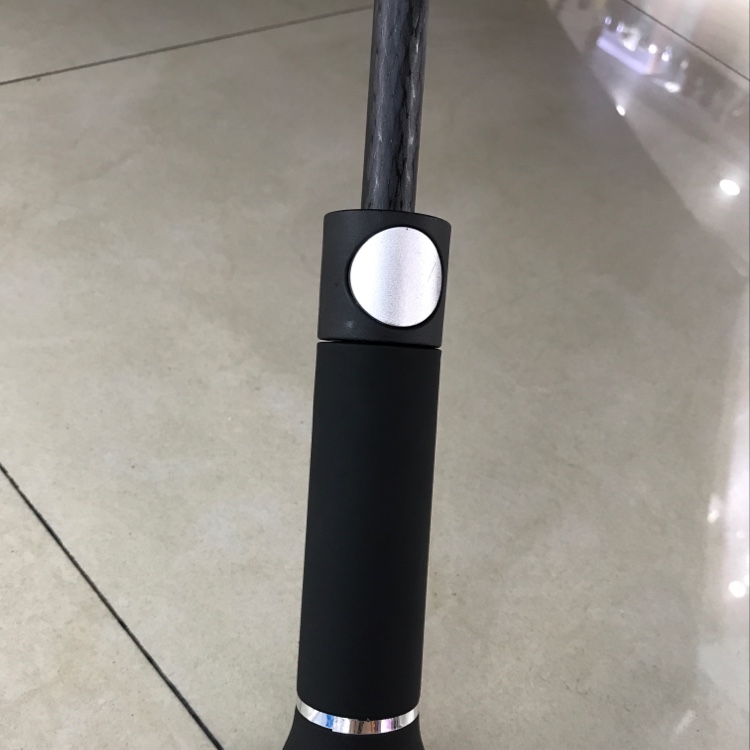 Item No. 1156E Impact Black Rubber fiber Bone Straight Pole umbrella Application Scenario