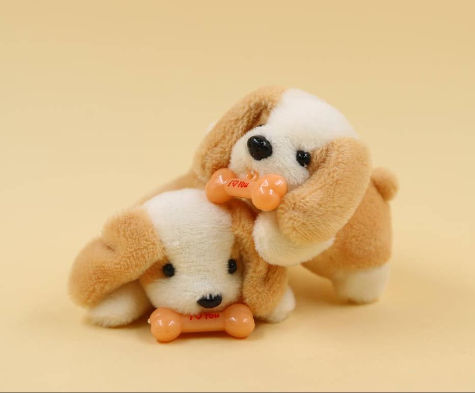Plush pendant dog dog dog bones spot wholesale hot plush accessories