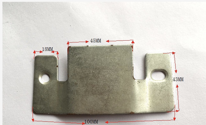Mountain character sofa insert piece connection parts, hardware clips, furniture hardware accessories, sofa seat armrest pins Specification image