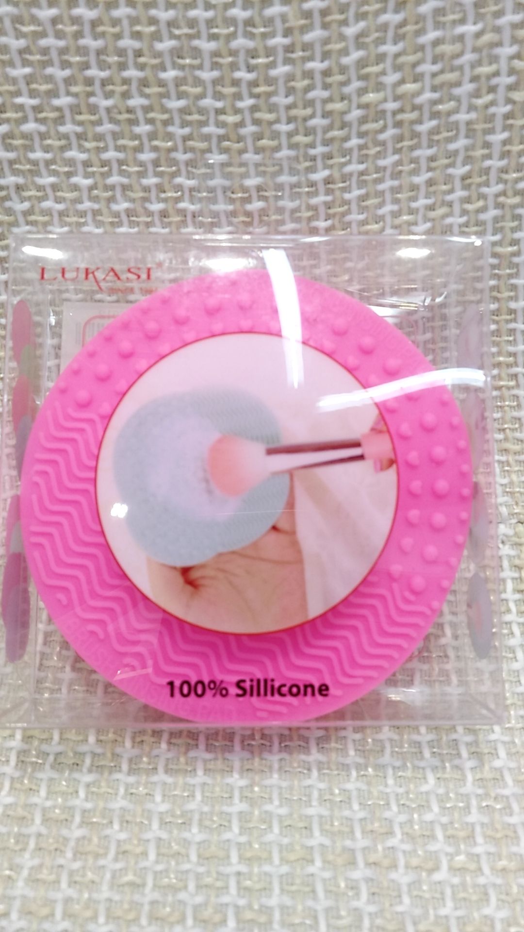 Round face wash brush Specification image