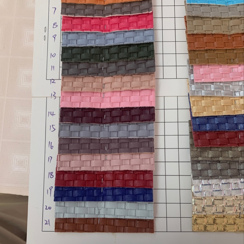 厂家直销热销新款大量现货高中低档箱包沙发鞋材面料活好yl-6158产品图