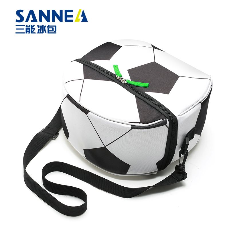 New World Cup football Oxford cloth insulated ice pack, thickened single-shoulder outdoor picnic bag, student lunch bento bag Item Picture
