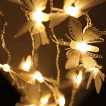 LED彩灯闪灯串灯 蝴蝶电池盒灯串 婚庆节日串灯 圣诞灯小挂件