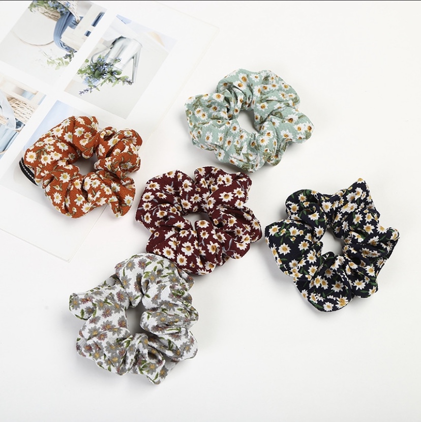 Bubble bead Daisy hair ring large intestine ring thumbnail