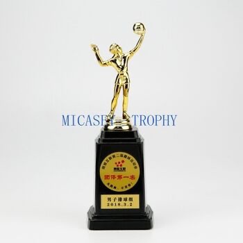 排球小奖杯 塑胶奖杯 学生奖杯