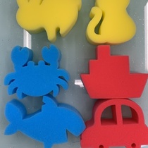 Sponge brush, sponge pattern, sponge seal