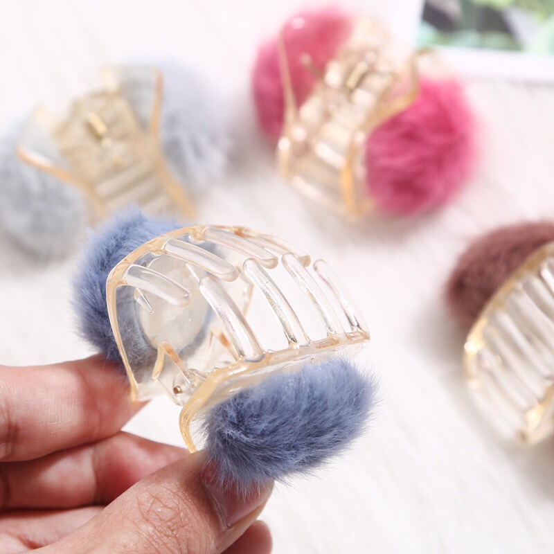 Cute Little Grab Clip Korean Girl Bangs Clip Hair Clip Fluffy Simple 100 Top Clip Hair Accessories Germinal Medium details Picture