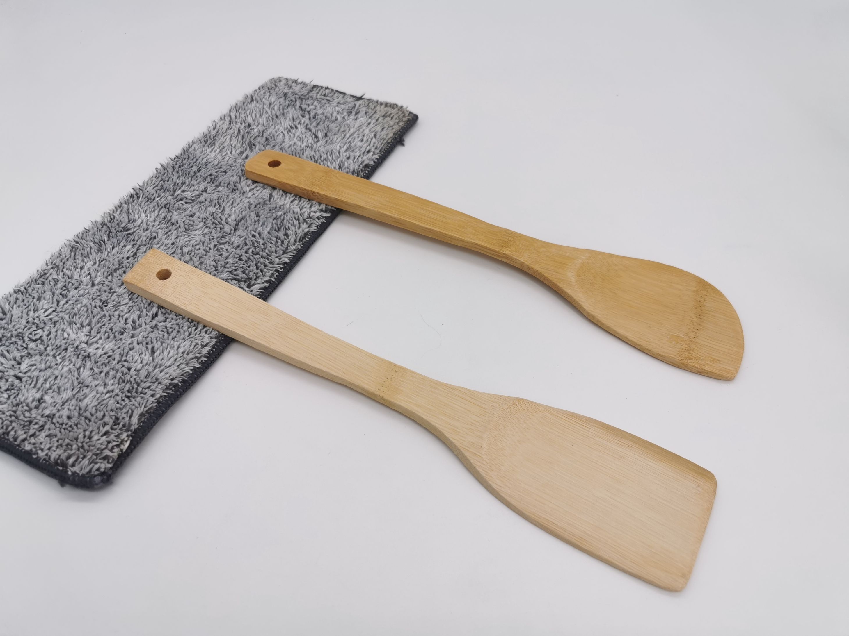 竹木铲子不粘锅专用木勺木锅铲炒菜竹木材质锅铲厨具长柄勺两件套细节图