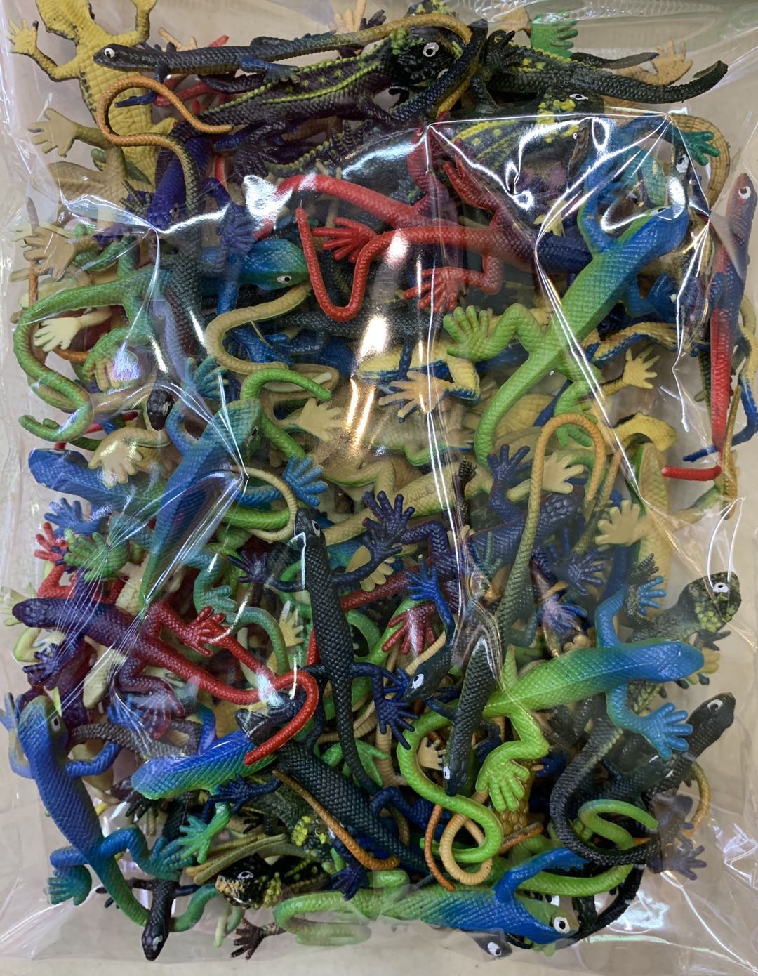 爬行动物蜥蜴 壁虎 青蛙 蛇类 鳄鱼动物教具塑胶动物模型玩具细节图