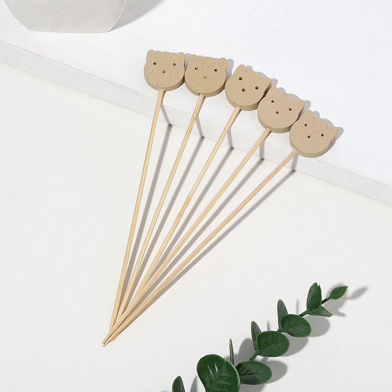 厂家现货批发 一次性签水果签 熊猫签水果签可定制牙签艺术串签产品图