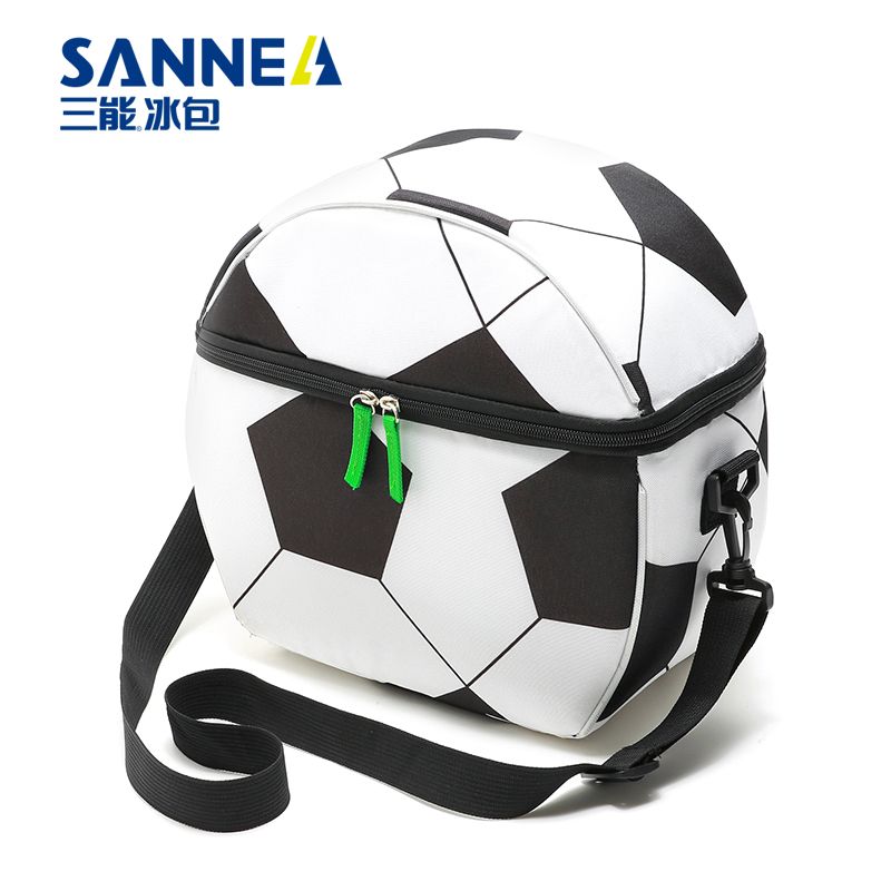 New World Cup football Oxford cloth insulated ice pack, thickened single-shoulder outdoor picnic bag, student lunch bento bag