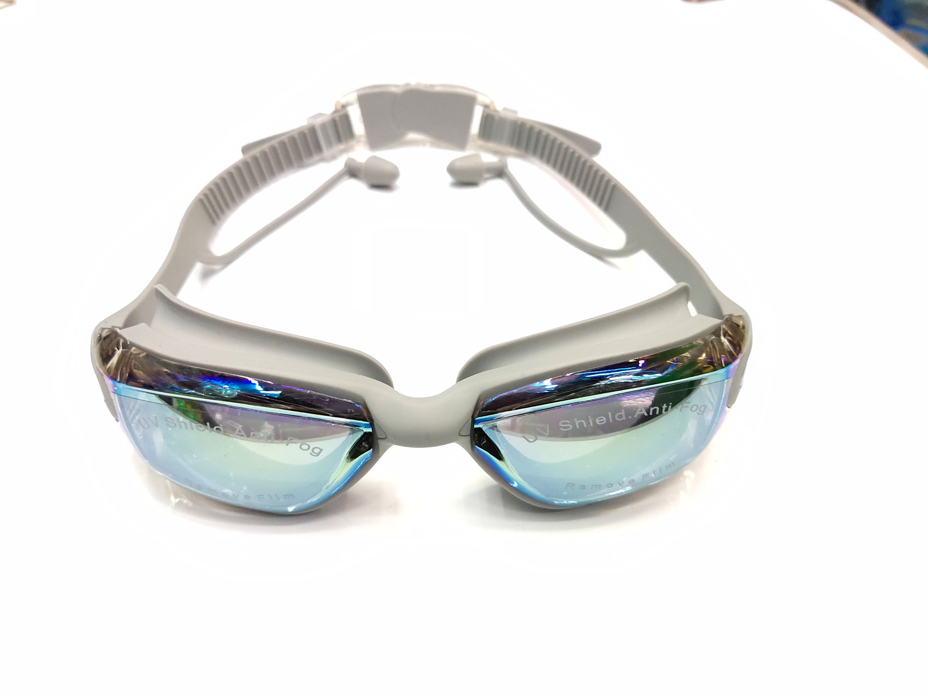 Yiwu Bo Road goggles wholesale electroplated waterproof and anti-fog swimming goggles BL885H automatically adjust the gray with goggles