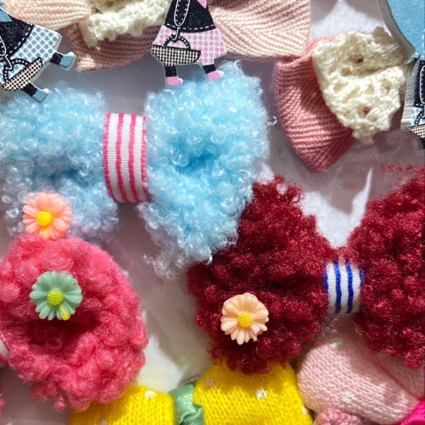 Hairball Cute Fluffy Bow Adorns Sweet Korean Clip Accessories