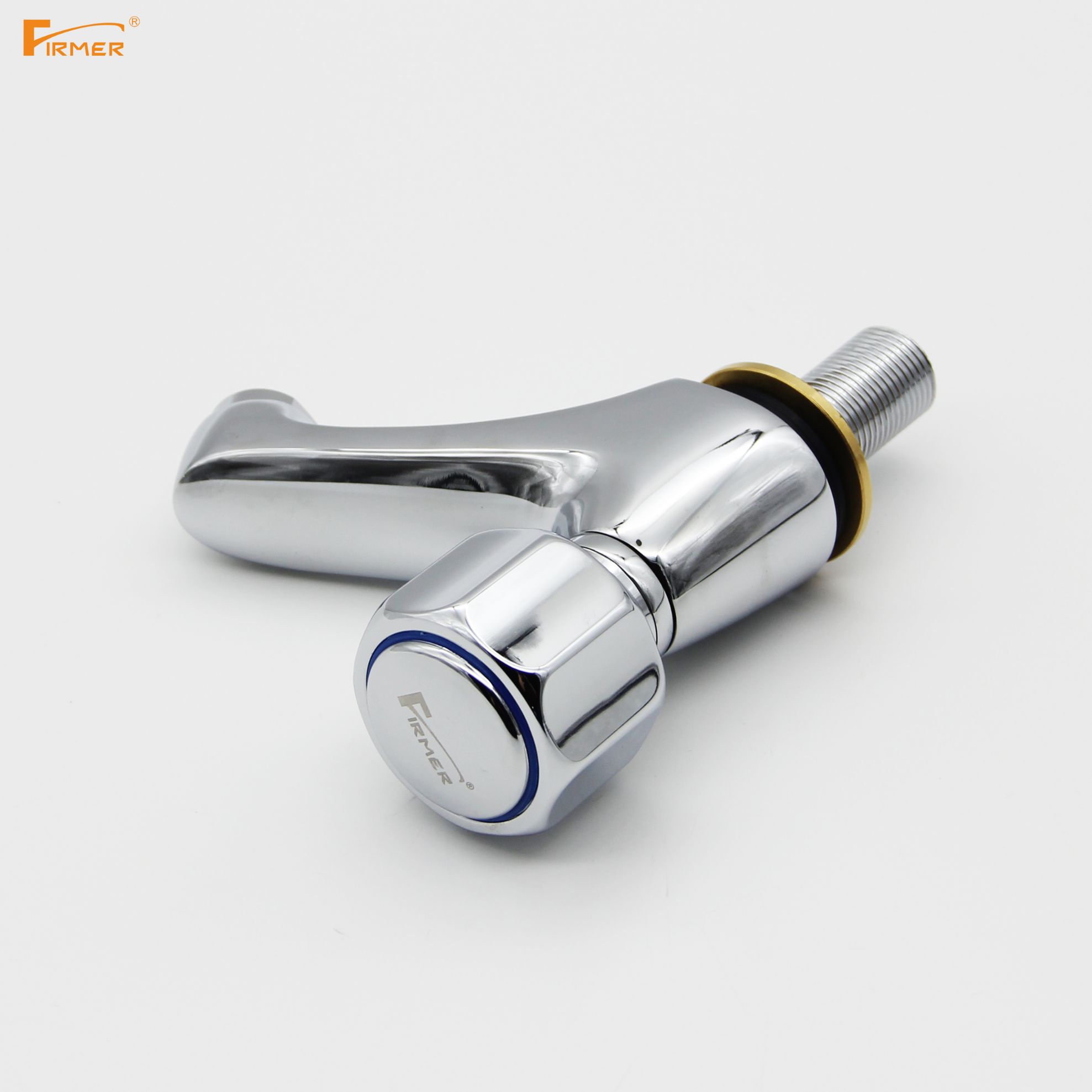 FIRMER household single-hole washbasin faucet, splash-proof hot and cold water faucet Application Scenario