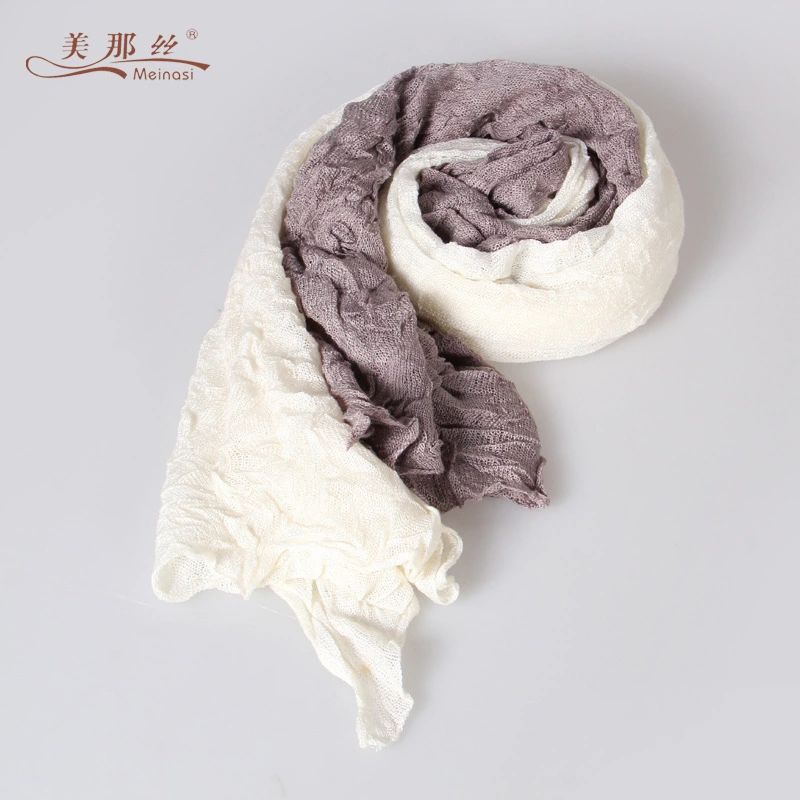 2020 Menas Silk Winter Hot Selling New Scarf Wrinkle Warm All Knitted Ladies Scarf Manufacturers Direct Sales Application Scenario