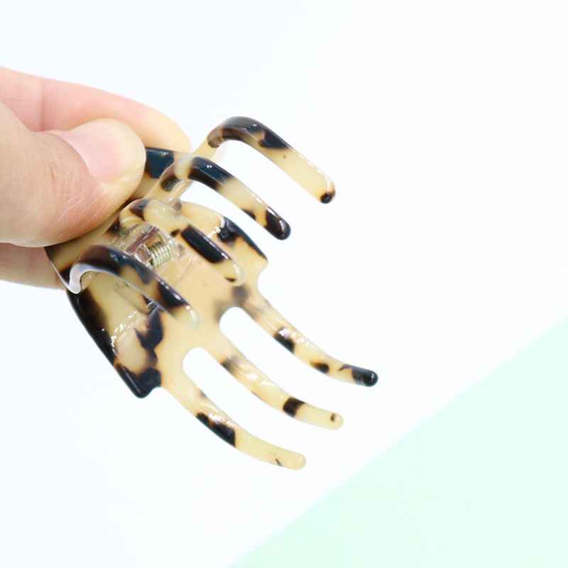 Japanese Acetic Acid Hair Grab Leopard Print Grab Horsetail Cute Top Clip Edge Clip Hair Accessories Wholesale undefined