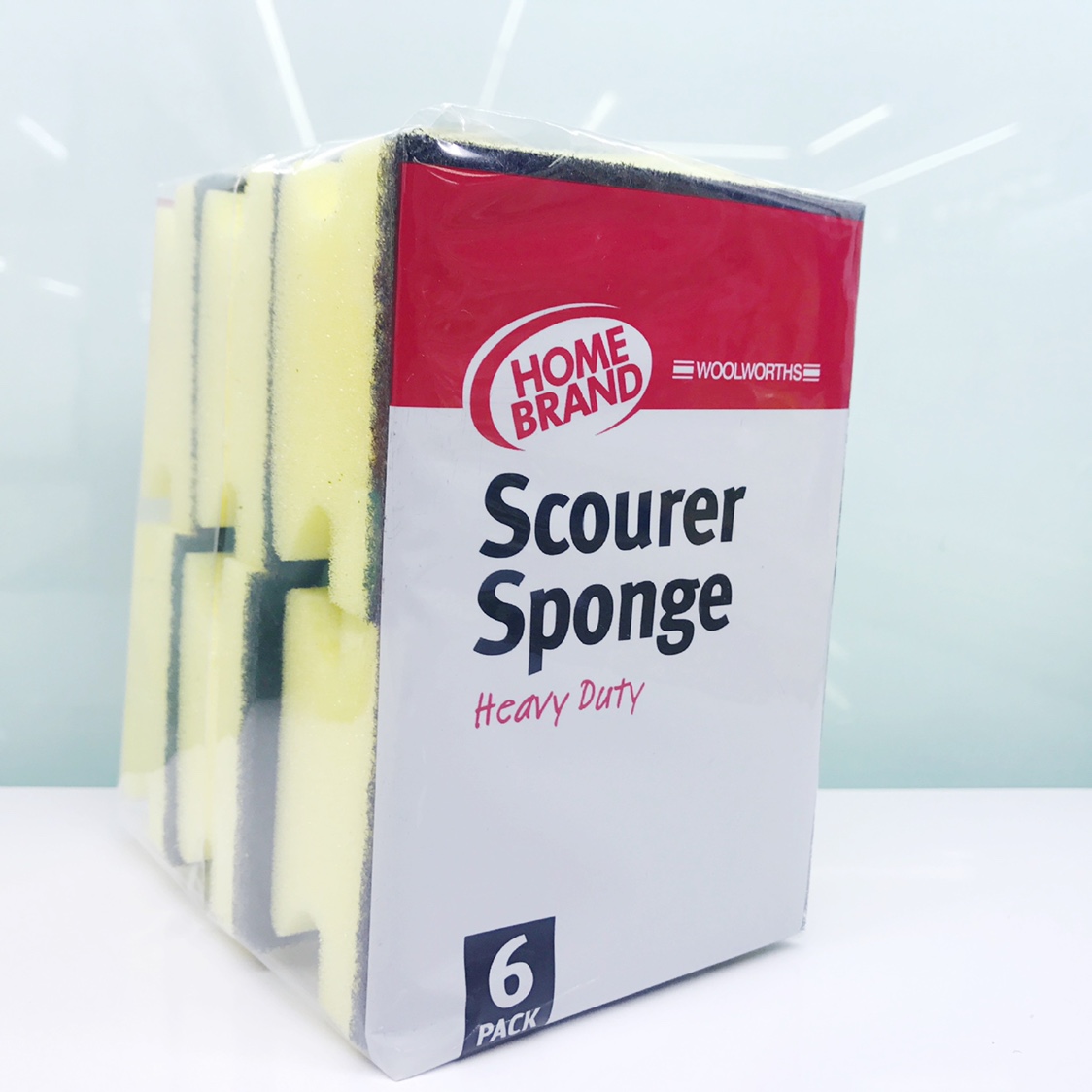 Worktype sponge 6 Super detergent sponge Double decker stain-removing kitchen sponge