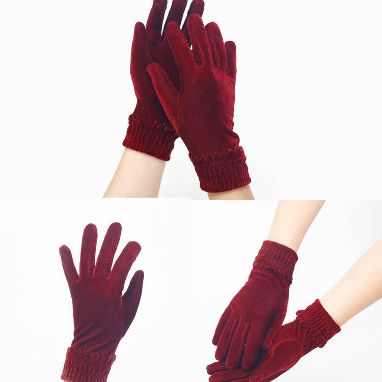 骑行手套实物图