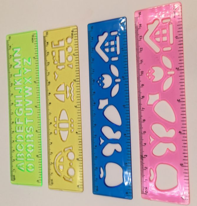 15ABC-15-4 steel ruler is suitable for teachers and students drawing