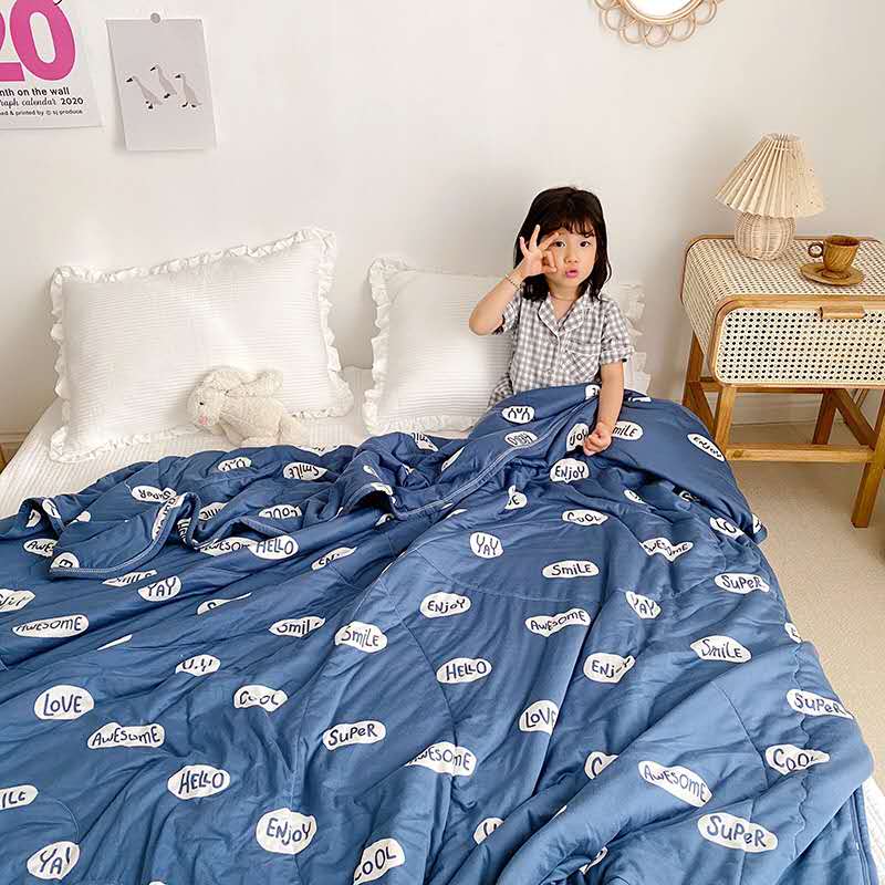 Class A Knitted Cotton Summer Quilt (Alias Baby Cotton Summer Quilt) details Picture