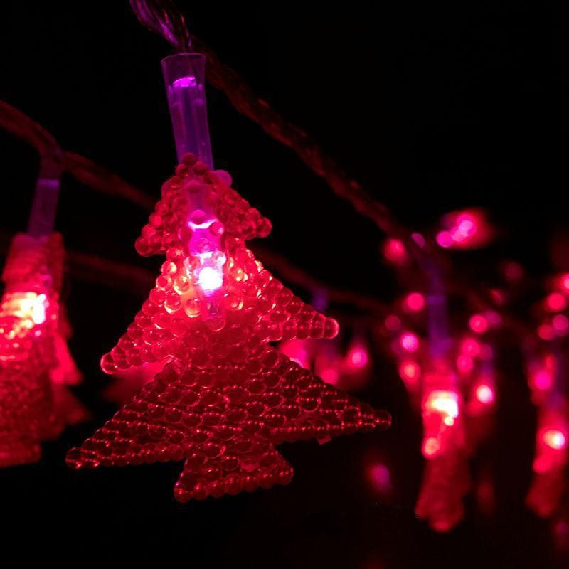 厂家 圣诞灯串 电池盒led彩灯串 圣诞树灯 节日婚庆小彩灯串产品图