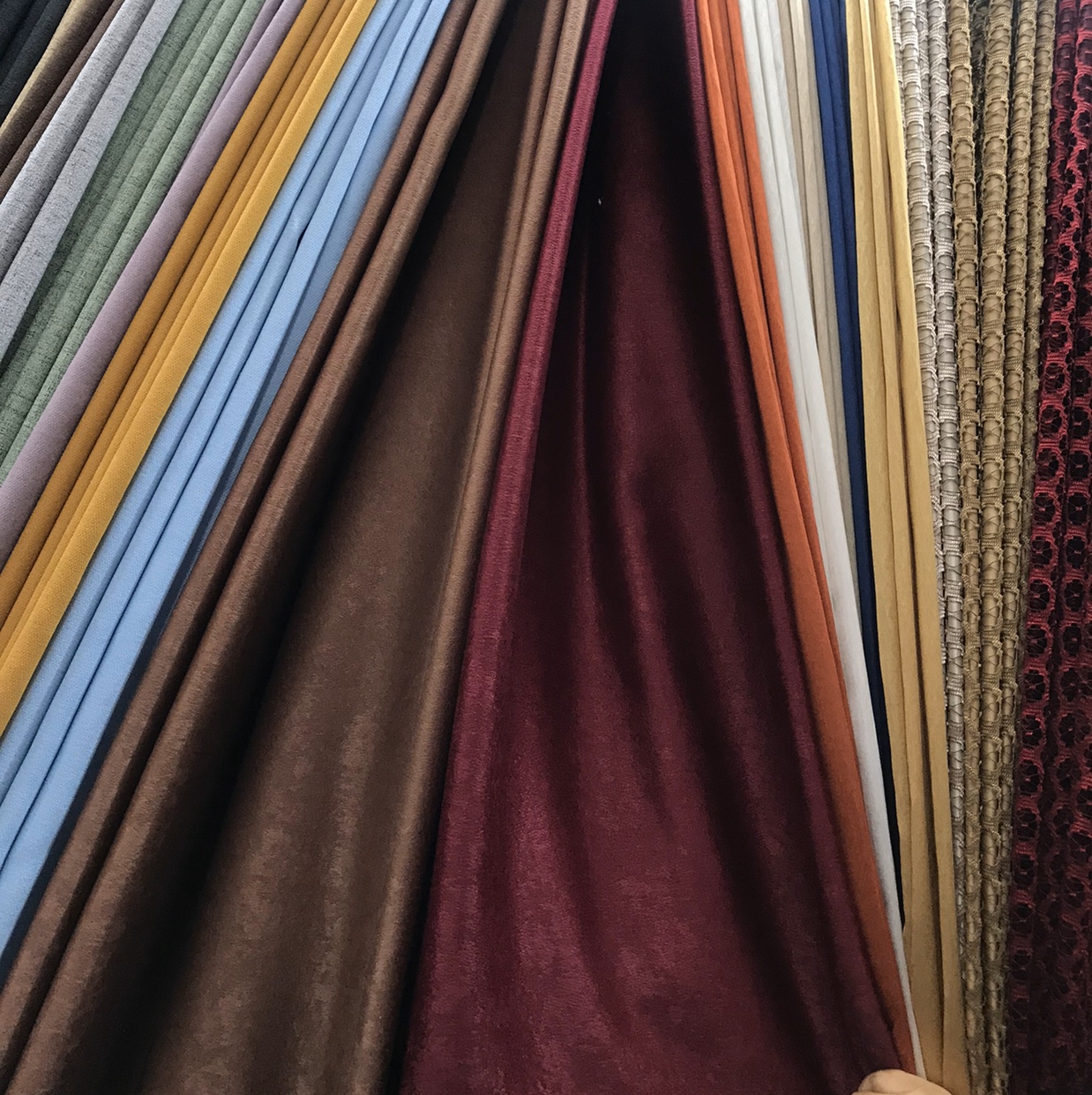 Velvet linen curtain thumbnail