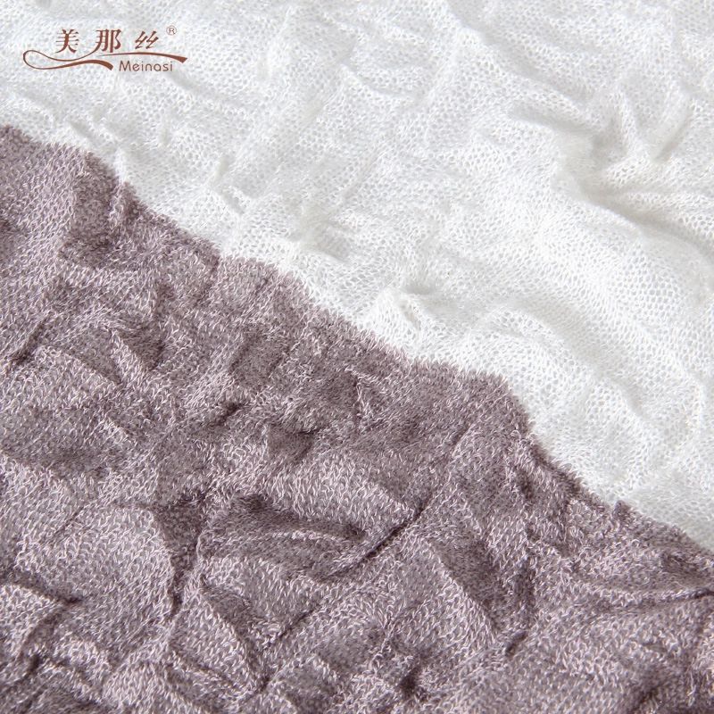 2020 Menas Silk Winter Hot Selling New Scarf Wrinkle Warm All Knitted Ladies Scarf Manufacturers Direct Sales Specification drawing