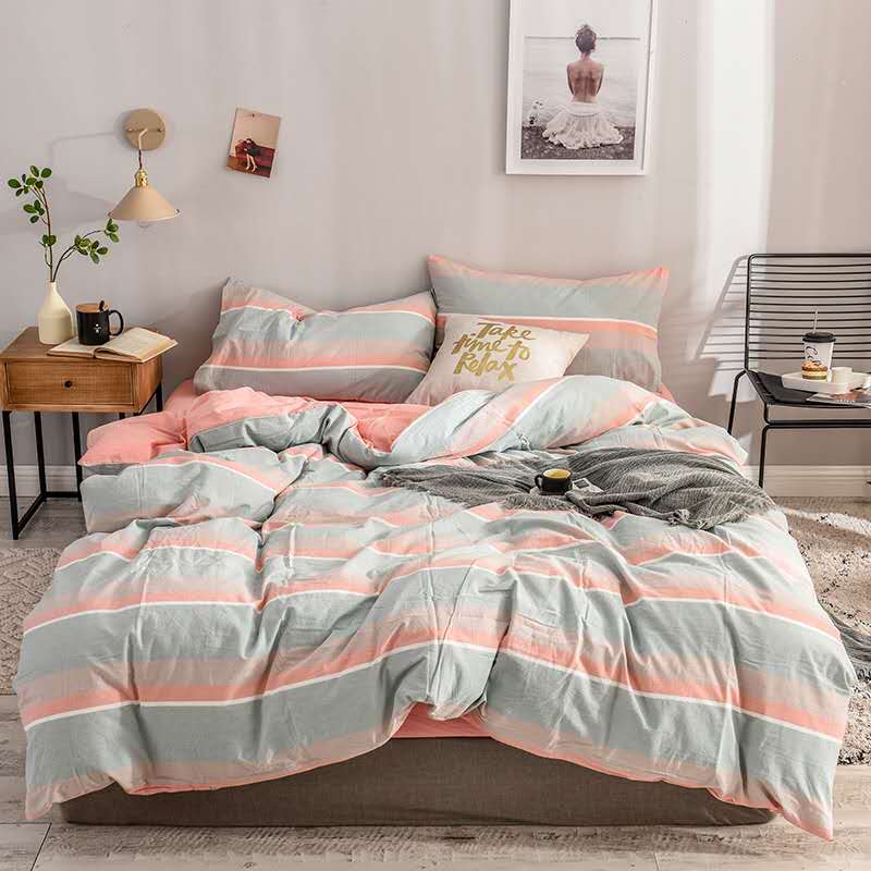 Yarn-Dyed All Cotton Washed Cotton Four-Piece Set Application Scenario