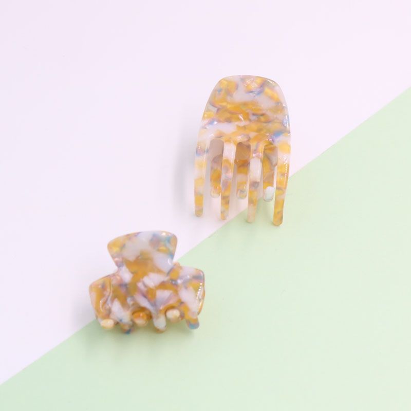 Japanese Acetic Acid Hair Grab Leopard Print Grab Horsetail Cute Top Clip Edge Clip Hair Accessories Wholesale undefined