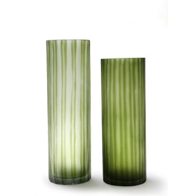 Glass vase glass handicraft full figure