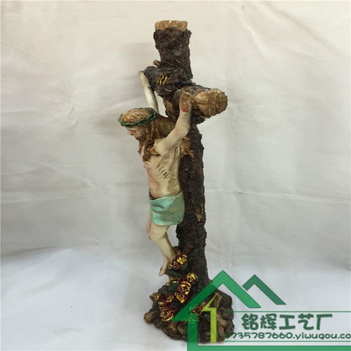 Resin Cross, Passion of Jesus, Religious figures of Jesus Christ, Home church, Prayer and worship detail image 3