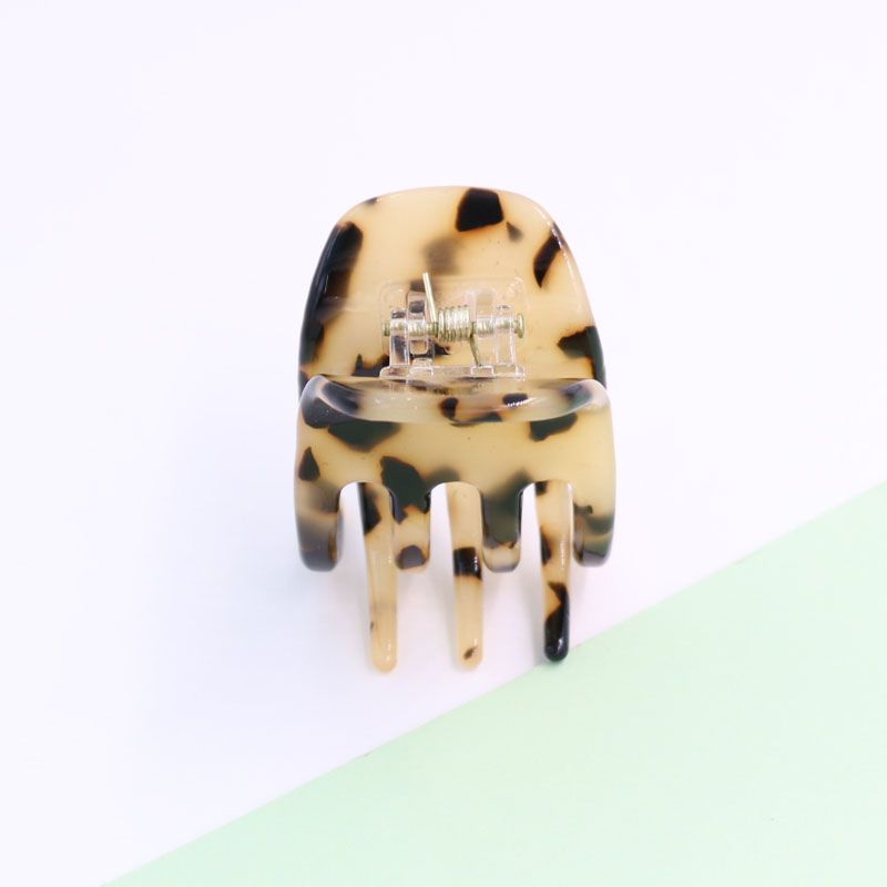 Japanese Acetic Acid Hair Grab Leopard Print Grab Horsetail Cute Top Clip Edge Clip Hair Accessories Wholesale undefined