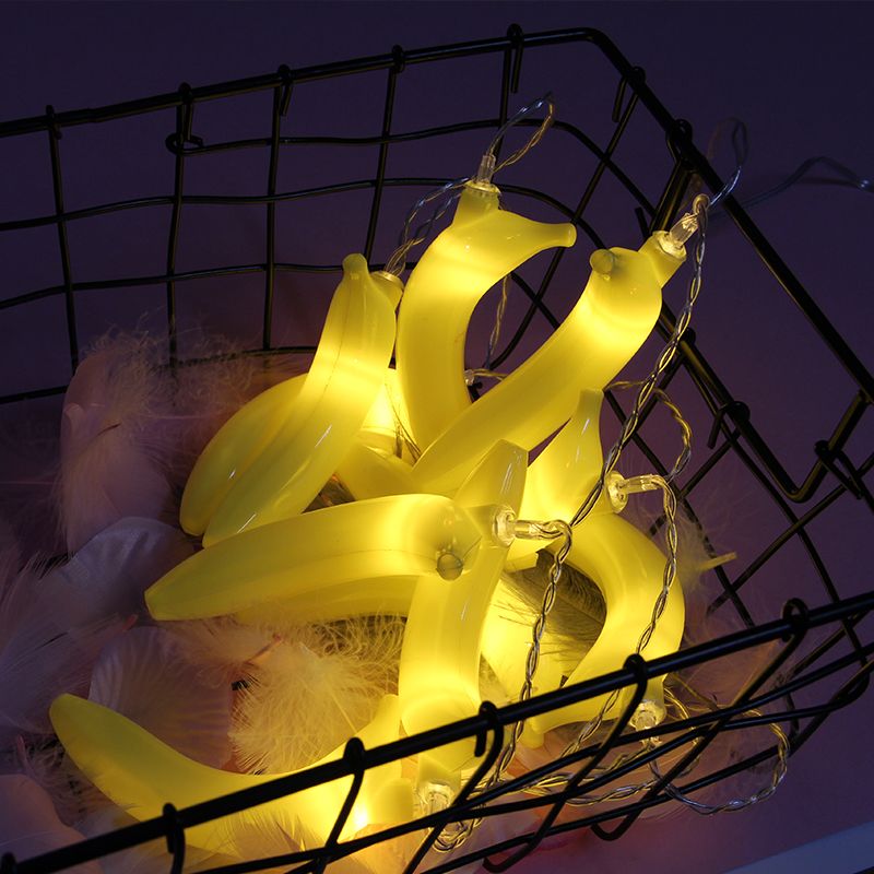 led灯串香蕉创意水果灯儿童房小夜灯电池串灯圣诞节日灯详情图2