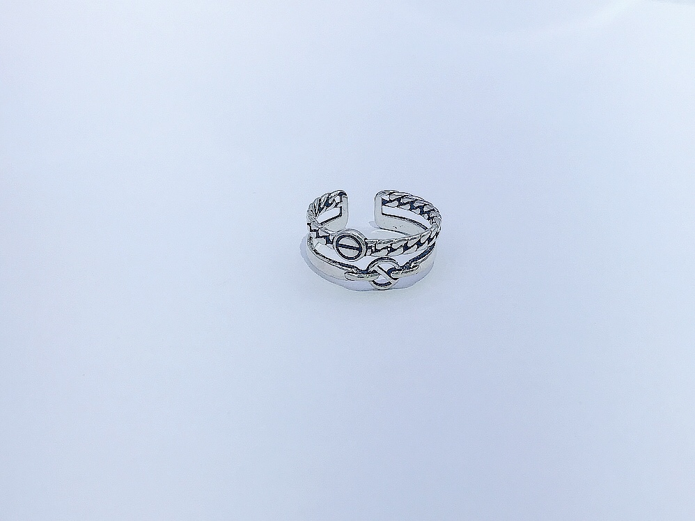 Tai-silver ring retro ring female personality cold wind index finger ring thumbnail