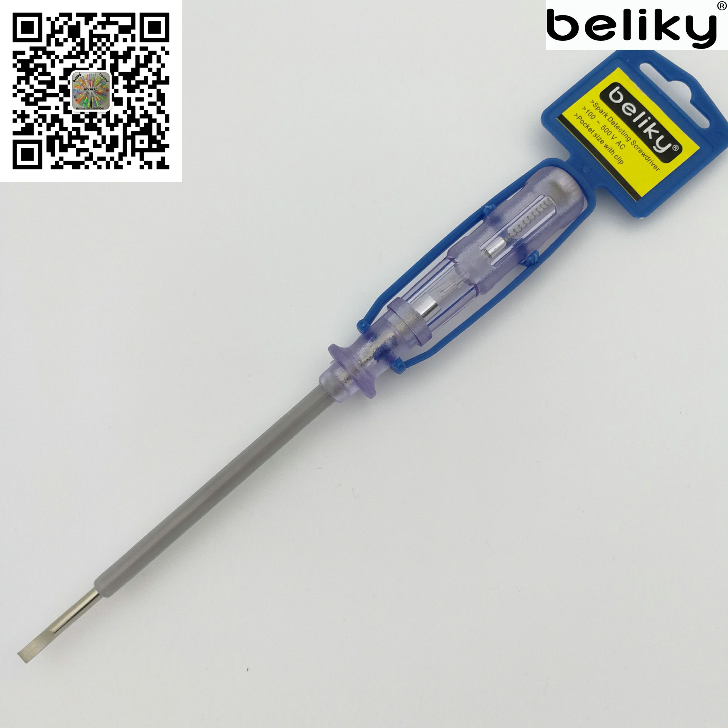 beliky17151A电笔测试螺丝刀特长灰包杆吊卡详情7