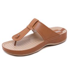 2021 New European And American Women's Flip-Flops Retro Lightweight Plus-Size Casual Pregnant Women's Slippers Wholesale details Picture