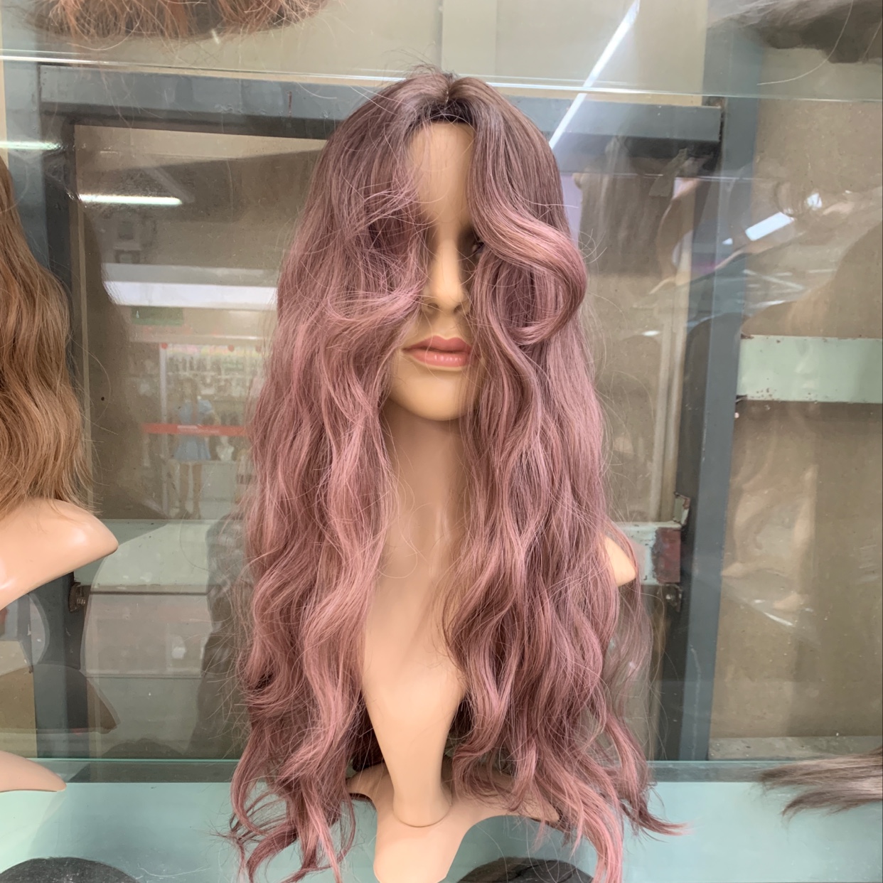 Custom-made and wholesale rose net matte high-temperature silk long roll wig covers