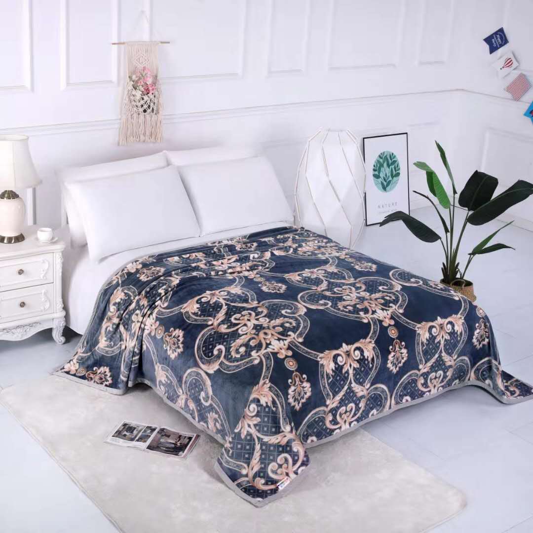 Printed Flannel Sheet Flannel Blanket Blanket details Picture