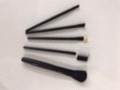 Five-Pack Makeup Brush (Multicolor) Specification drawing