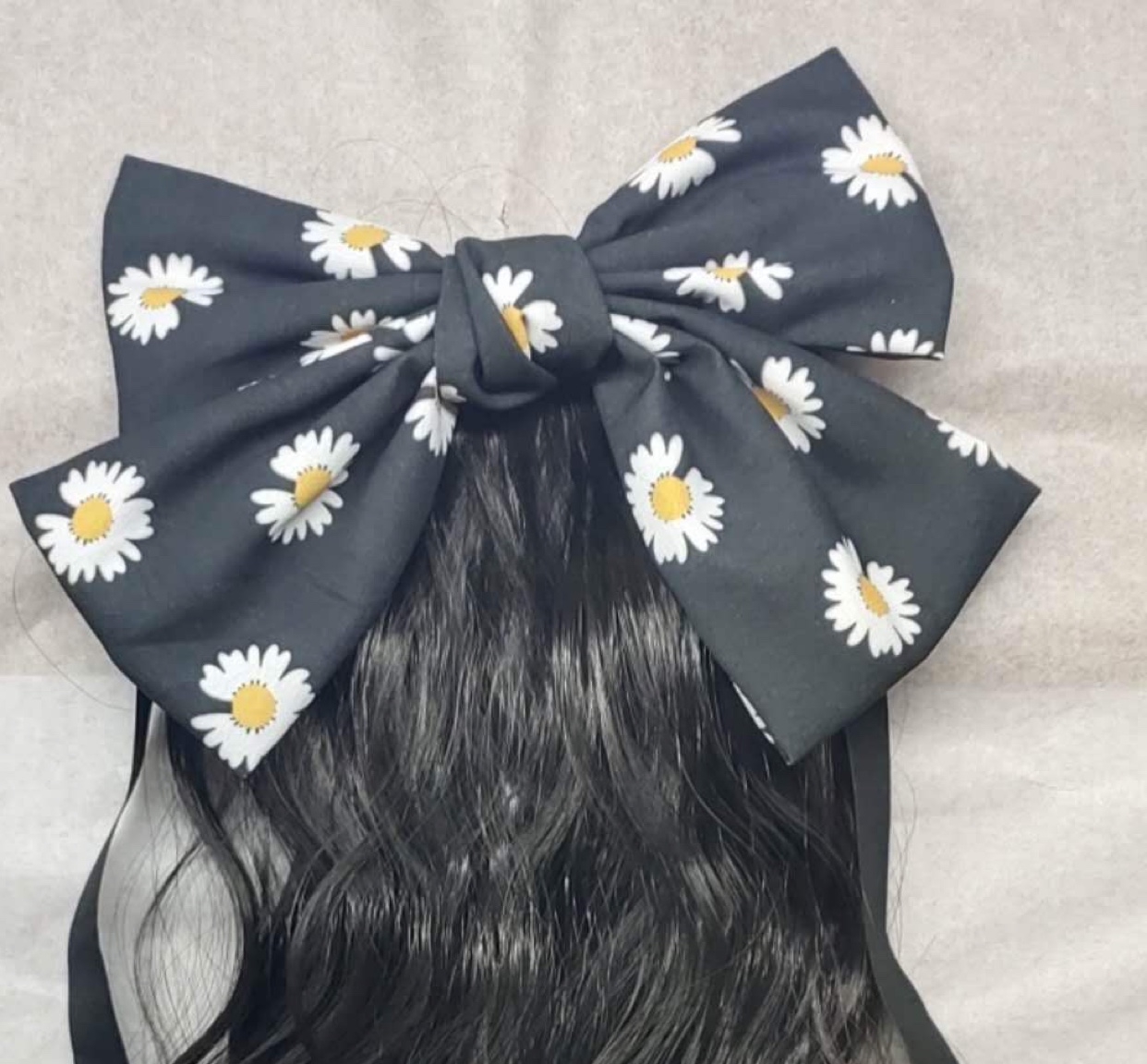 Custom-made and wholesale of ordinary high-temperature silk ponytail bow tie wig for women details Picture