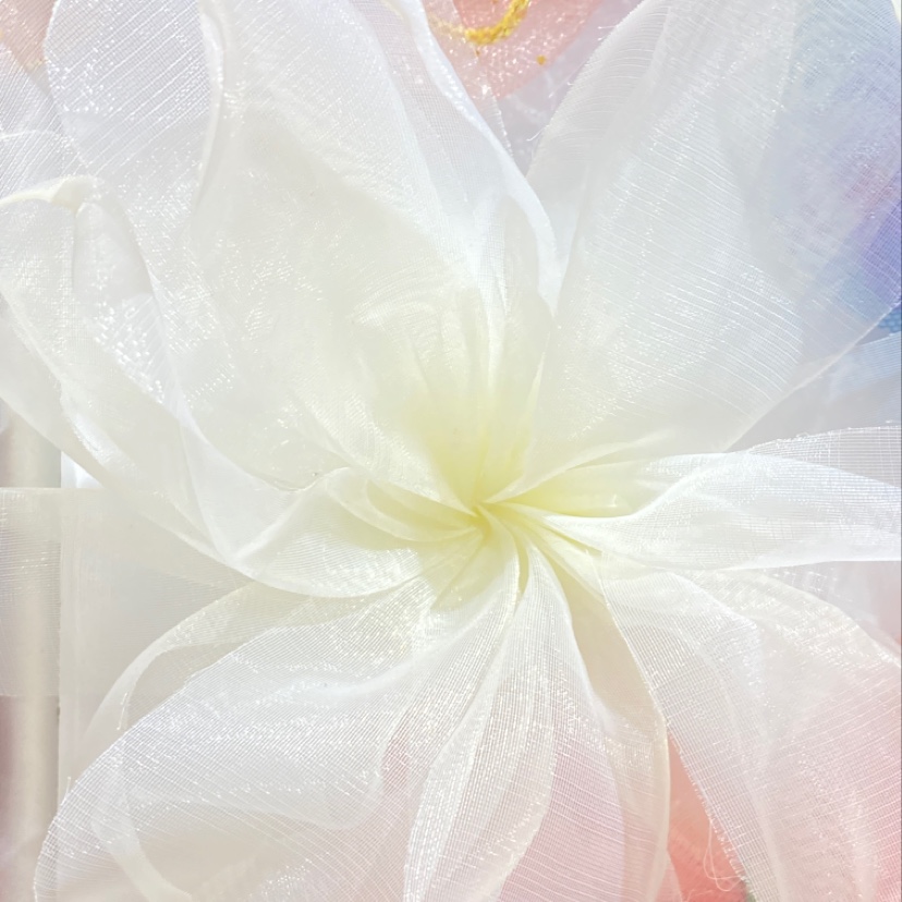 Large Petal Fairy Air Floating Gauze Gauze Crabapple Flower Clip Accessories