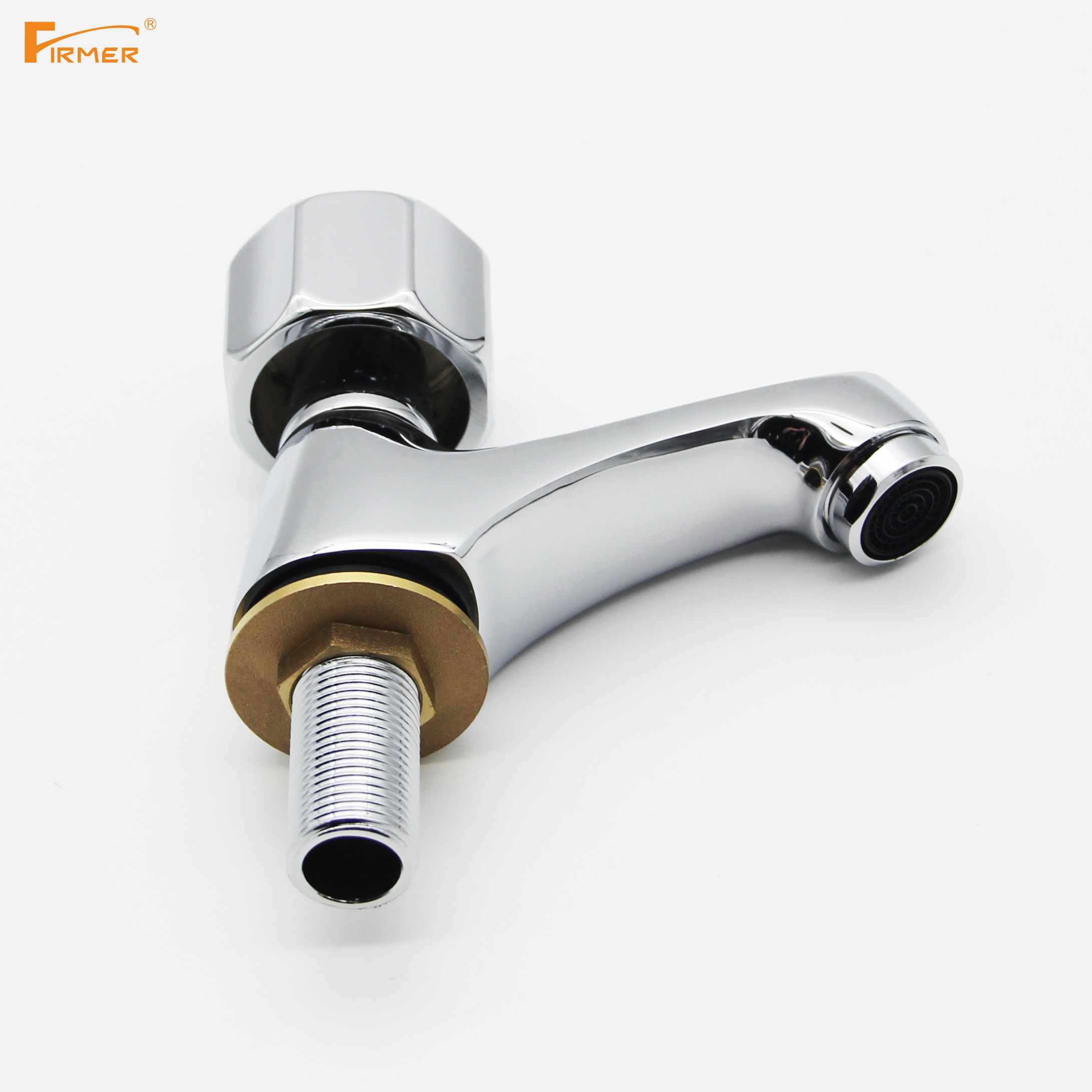 FIRMER household single-hole washbasin faucet, splash-proof hot and cold water faucet details Picture