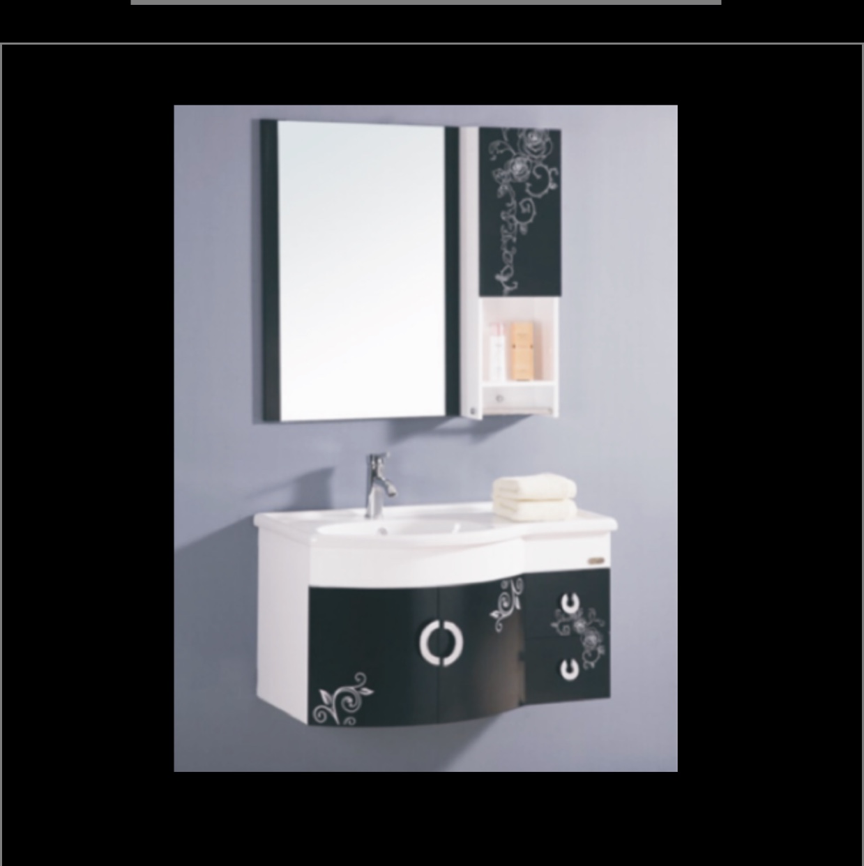 Bathroom cabinet, PVC cabinet, cabinet thumbnail