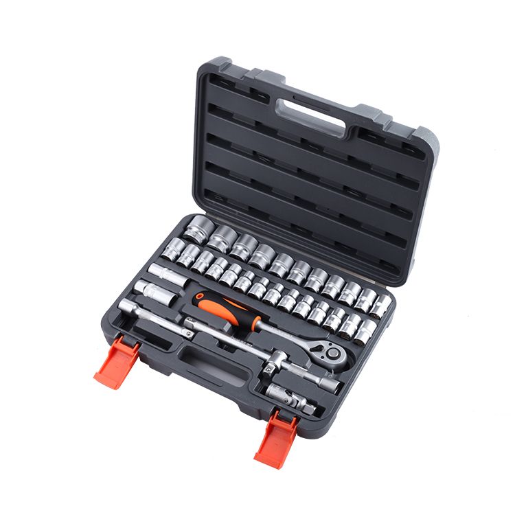 Discoverer 32PC plastic box Socket Set 32PCS 1/2" Dr. Socket Set