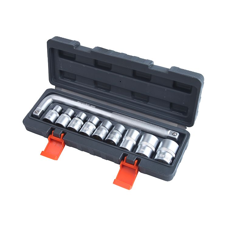 Discoverer 10PC plastic box Socket Set 10PCS 1/2" Dr. Socket Set