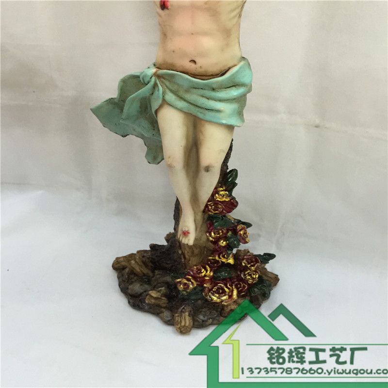 Resin Cross, Passion of Jesus, Religious figures of Jesus Christ, Home church, Prayer and worship detail image 5