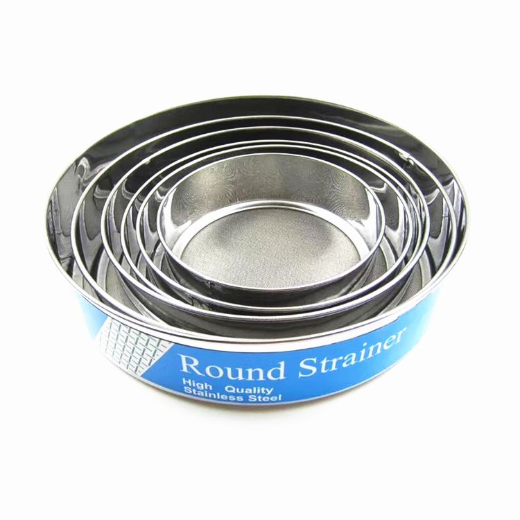 Factory direct sales of 6pcs rice noodle sieves, kitchen DIY baking tools, multi-functional stainless steel flour sieves and rice noodle sieves