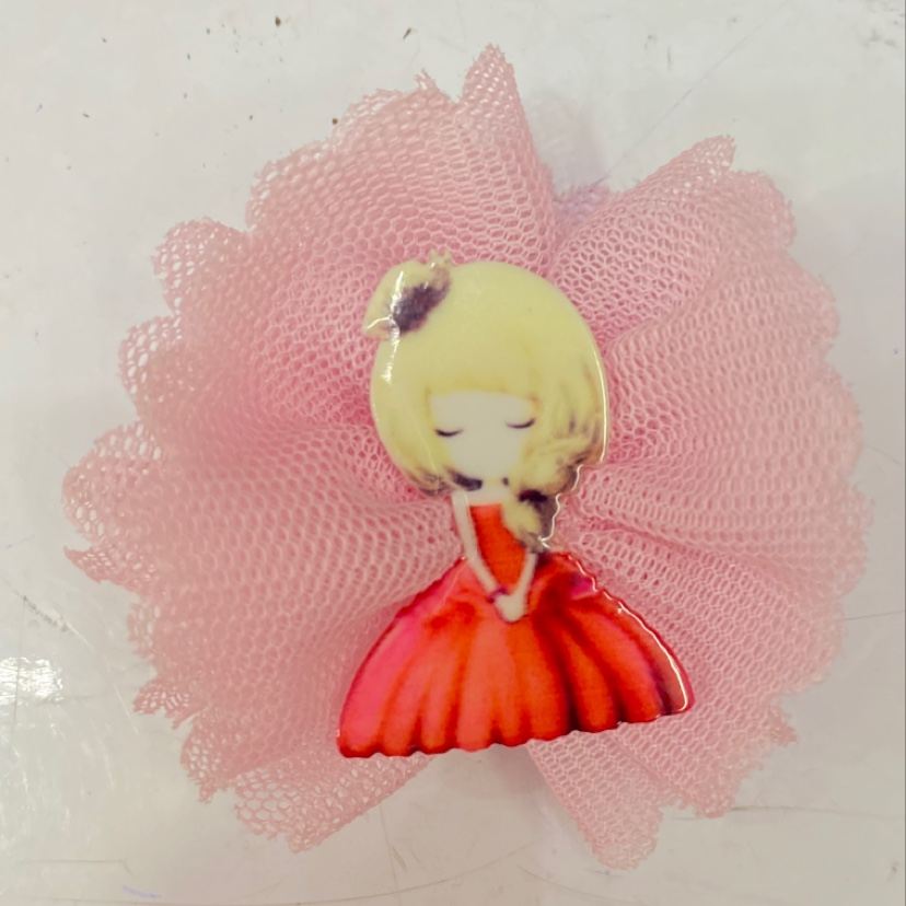 Cute Gauze Little Girl Sweet Korean Clip Accessories